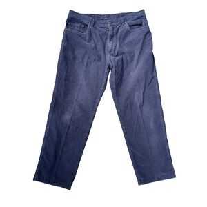 Brooks Brothers Mens Navy Corduroy Pants W40 L32 Straight Leg‎ Casual Trousers